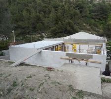 Mezzanine coulée