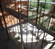 Labyrinthe d'&eacute;tais vue du dessus