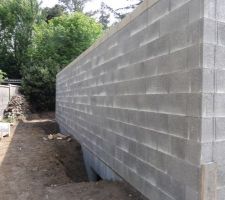 Elévation murs RDC avec blocs VTHERM Nord Mur Nord