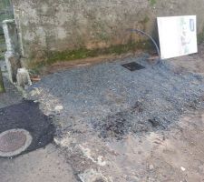 Raccordement à l'eau potable.