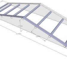 Vue 3D Charpente