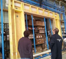 Petite visite de l'entreprise Heim â Solgne. Constructionde notre maison.