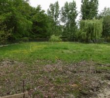 Terrain avec plan d'implantation