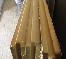 A vendre plusieurs plaques d'isolant pour plancher chauffant d'épaisseur 55.