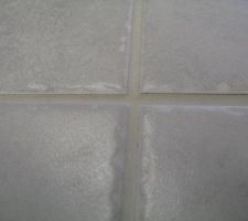 Carrelage de la cuisine, l'entr&eacute;e et le s&eacute;jour-salon(vu de plus pr&egrave;s)