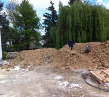 Bute de terre pour terrassement