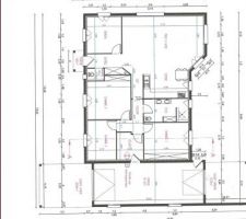 Le plan de notre future maison