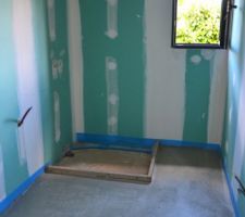 SdB - Reservation pour receveur extra-plat