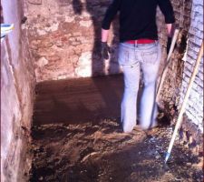 Finition de la cavette
