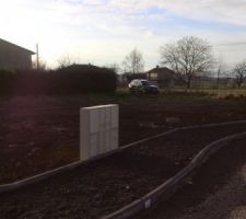 Terrain pendant am&eacute;nagement lotissement