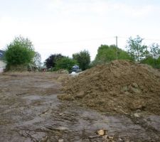 Nivellement du terrain pour elaboration du jardin