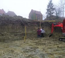 Fouille pour semelles filantes