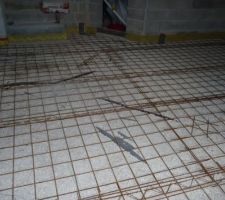 Préparation pour la dalle du sous-sol