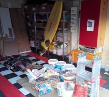 Le revêtement de garage, dalles Racedeck