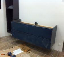Montage meuble salle de bain