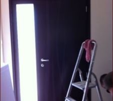 Peinture moulure porte