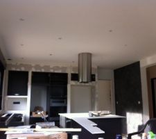 Montage cuisine 
pose de la hotte