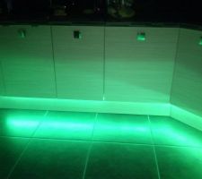 Guirlande led version verte