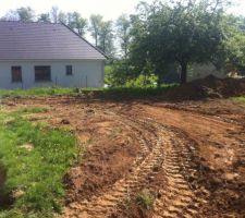 Travaux de drainage eaux de pluie