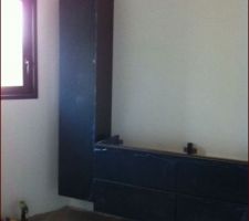 Pose des meubles de salle de bain