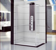 Paroi de douche   option effet miroir