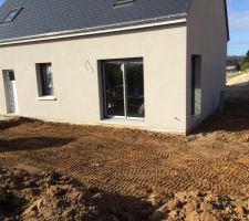 Contour future terrasse