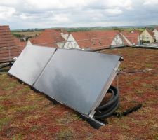 Les panneaux solaires pour eau chaude sanitaire, sur la toiture