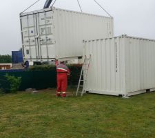 Livraison des containers