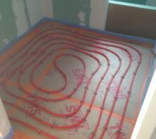 Plancher chauffant sdb rdc