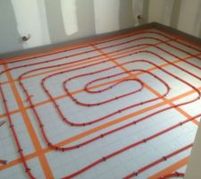 Plancher chauffant chambre à l etage