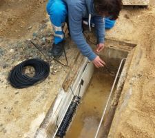 Raccordement pour création ligne téléphonique