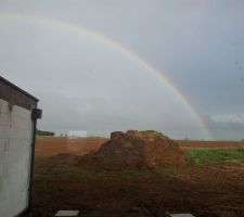 Joli arc en ciel vu de la cuisine :)