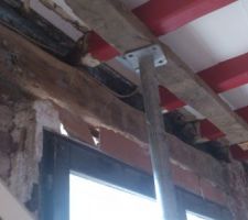 Remplacement poutre pr&eacute;linteau (poutre r&eacute;cup&eacute;rer, ponc&eacute;e, coup&eacute;e...)