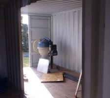 Découpe container