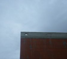 Trou carré pour pose des boites à eaux et gouttières en toiture