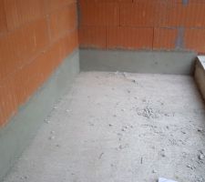 Enduit ciment ribbé fin