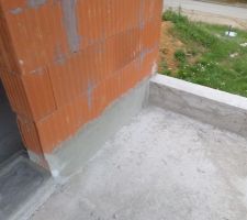 Enduit ciment ribbé fin