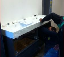 Montage meuble salle de bain