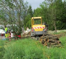 Début de la viabilisation du terrain