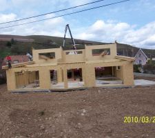 La maison prend forme