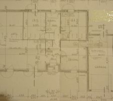 Surface habitable 78 m2
Plan élaboré à l'époque de la construction 1996