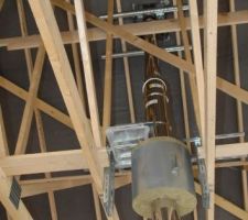 D&eacute;tail installation souche et conduit de fum&eacute;e