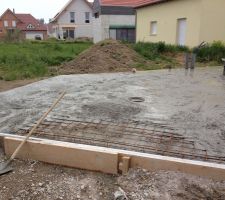 Coulage dalle garage