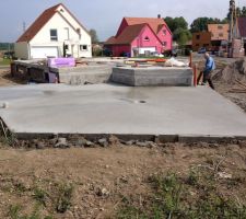 Coulage dalle garage