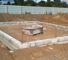 Semelle du lot 26 en cours