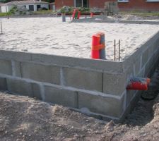 évacuation/ alimentation garage