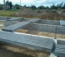 Côté enfants/garage/cuisne restant à faire