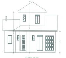 Plan de la facade avant