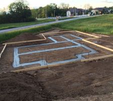 Preparatif pose parpaings suite