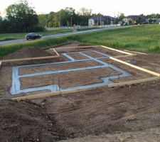 Preparatif pose parpaings suite